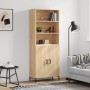 Credenza Rovere Sonoma 69,5x34x180 cm in Legno Multistrato