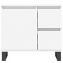 Set Mobili da Bagno 3 pz Bianco in Legno Multistrato