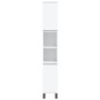 Set Mobili da Bagno 3 pz Bianco in Legno Multistrato