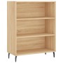 Credenza Rovere Sonoma 69,5x32,5x180 cm Legno Multistrato