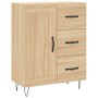 Credenza Rovere Sonoma 69,5x34x180 cm in Legno Multistrato