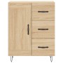 Credenza Rovere Sonoma 69,5x34x180 cm in Legno Multistrato