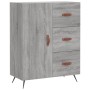 Credenza Grigio Sonoma 69,5x34x180 cm in Legno Multistrato