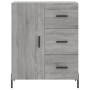 Credenza Grigio Sonoma 69,5x34x180 cm in Legno Multistrato