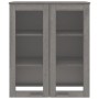 Scaffale per Credenza Grigio Chiaro 85x35x100 cm Legno di Pino