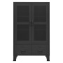 Armadio Classificatore Industriale Nero 70x40x115 cm in Metallo