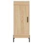 Credenza Rovere Sonoma 34,5x34x180 cm in Legno Multistrato