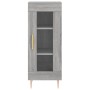 Credenza Grigio Sonoma 34,5x34x180 cm in Legno Multistrato