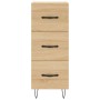 Credenza Rovere Sonoma 34,5x34x180 cm in Legno Multistrato