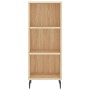 Credenza Rovere Sonoma 34,5x32,5x180 cm in Legno Multistrato