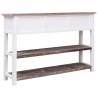 Credenza Stile Antico Marrone 115x30x76 cm in Legno