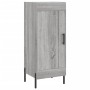 Credenza Grigio Sonoma 34,5x34x180 cm in Legno Multistrato