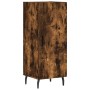 Credenza Rovere Fumo 34,5x34x180 cm in Legno Multistrato