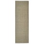 Tappeto in Sisal per Tiragraffi Tortora 80x250 cm