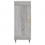 Credenza Grigio Sonoma 34,5x34x180 cm in Legno Multistrato