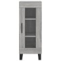 Credenza Grigio Sonoma 34,5x34x180 cm in Legno Multistrato