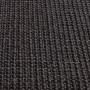 Tappeto in Sisal per Tiragraffi Nero 80x350 cm