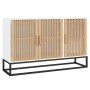 Credenza Bianca 105x30x65 cm in Legno Multistrato