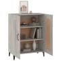 Credenza Grigio Cemento 69,5x34x90 cm in Legno Multistrato