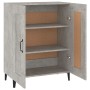 Credenza Grigio Cemento 69,5x34x90 cm in Legno Multistrato