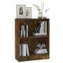 Libreria Rovere Fumo 60x24x76 cm in Legno Multistrato