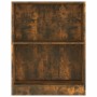 Libreria Rovere Fumo 60x24x76 cm in Legno Multistrato