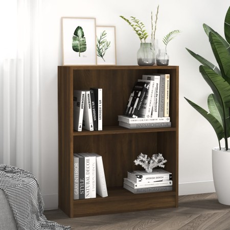 Libreria Rovere Marrone 60x24x76 cm in Legno Multistrato