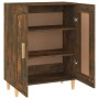 Credenza Rovere Fumo 69,5x34x90 cm in Legno Multistrato