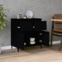 Credenza Nero 60x35x70 cm in Legno Multistrato