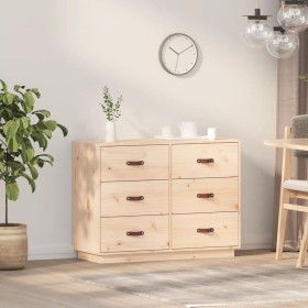 Credenza 100x40x75 cm in Legno Massello di Pino