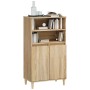 Credenza Rovere Sonoma 60x36x110 cm in Legno Multistrato