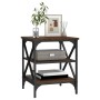 Tavolino da Salotto Rovere Marrone 40x42x50cm Legno Multistrato
