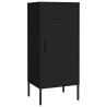 Armadietto Nero 42,5x35x101,5 cm in Acciaio