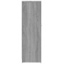 Armadietto Bagno Grigio Sonoma 30x30x95 cm in Legno Multistrato