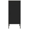 Armadietto Nero 42,5x35x101,5 cm in Acciaio