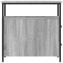 Comodini 2 pz Grigio Sonoma 30x60x60 cm in Legno Multistrato