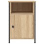 Comodino Rovere Sonoma 40x42x60 cm in Legno Multistrato