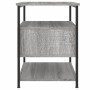 Comodini 2 pz Grigio Sonoma 40x42x56 cm in Legno Multistrato