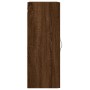 Mobile a Parete Rovere Marrone 34,5x34x90 cm Legno Multistrato