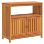 Tavolo Consolle da Giardino 80x35x75 cm Legno Massello Acacia