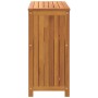 Tavolo Consolle da Giardino 80x35x75 cm Legno Massello Acacia