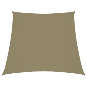 Parasole a Vela in Tela Oxford a Trapezio 3/5x4 m Beige