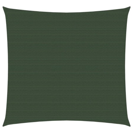 Vela Parasole 160 g/m² Verde Scuro 2,5x2,5 m in HDPE