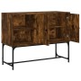 Credenza Rovere Fumo 100x40x79,5 cm in Legno Multistrato