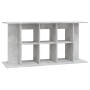 Supporto Acquario 120x40x60 cm Legno Multistrato Grigio Cemento