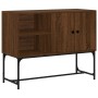 Credenza Rovere Marrone 100x40x79,5 cm in Legno Multistrato