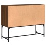 Credenza Rovere Marrone 100x40x79,5 cm in Legno Multistrato