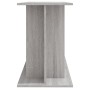 Supporto Acquario 120x40x60 cm Legno Multistrato Grigio Sonoma