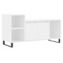 Mobile Porta TV Bianco 100x35x55 cm in Legno Multistrato