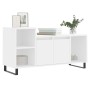 Mobile Porta TV Bianco 100x35x55 cm in Legno Multistrato